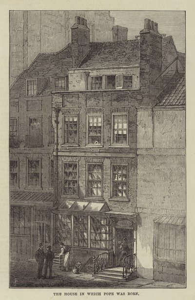 Het huis waarin Pope werd geboren door Frank Watkins