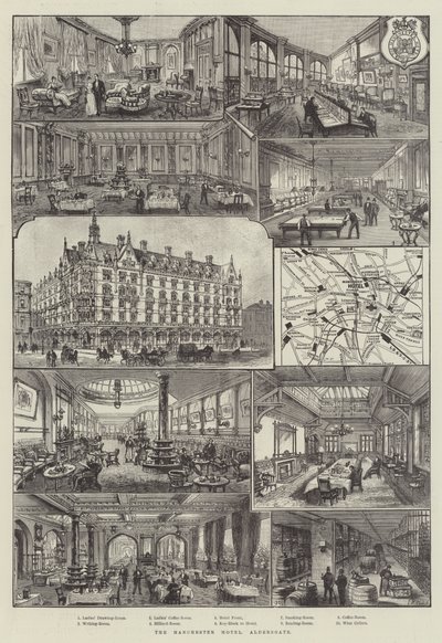 Het Manchester Hotel, Aldersgate door Frank Watkins