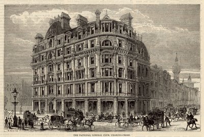 De National Liberal Club, Charing Cross, Londen door Frank Watkins