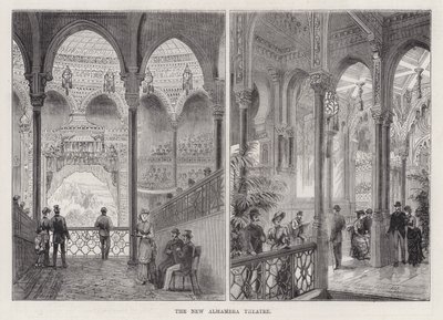 Het nieuwe Alhambra-theater door Frank Watkins