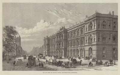 Het Nieuwe Huis en Koloniale Kantoren, Parliament-Street, Westminster door Frank Watkins