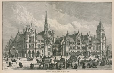De Koninklijke Rechtbanken van Justitie: De Strand voorkant door Frank Watkins