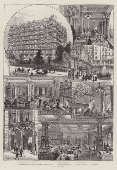 Het Savoy Hotel door Frank Watkins