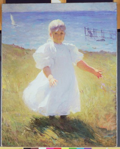 Kind in Zonlicht, voor 1899 door Frank Weston Benson