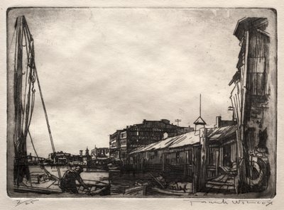 Waterkant door Frank Wilcox
