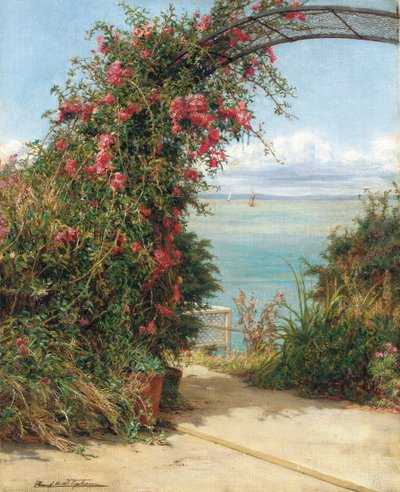 Een Tuin aan Zee door Frank William Warwick Topham