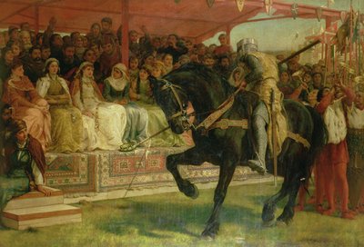 De Koningin van het Toernooi, "Ivanhoe" door Frank William Warwick Topham