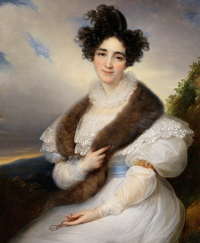 Portret van Marie-Josephine Lafont-Porcher door François Joseph Kinsoen