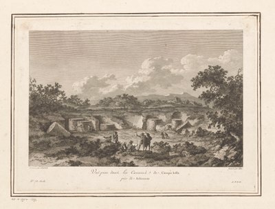 Gezicht op de steengroeve bij Campo Bello, Selinunte door François Allix