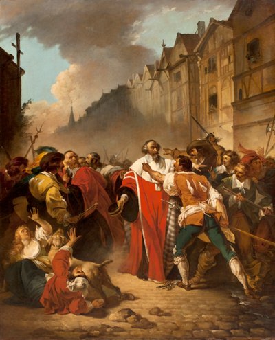 President Mole mishandeld door opstandelingen, 177879 door François André Vincent