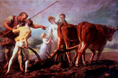 De Ploegles door François André Vincent