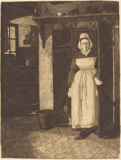 De Kelderdeur (La Sortie de Cave) door François Bonvin