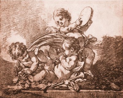 Allegorie op de herfst door François Boucher