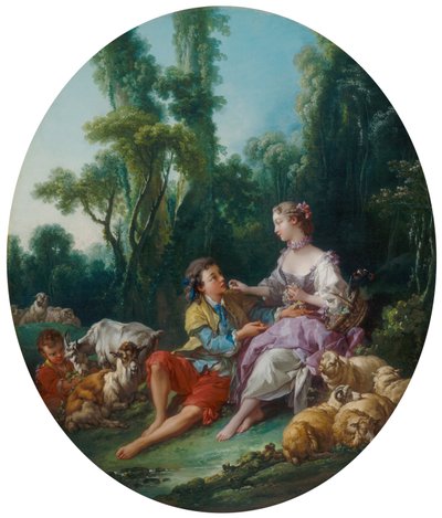 Denken ze aan de druif? (Pensent-ils au raisin?) door François Boucher