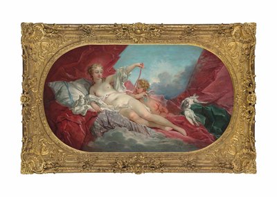 Boucher - Venus en Cupido door François Boucher