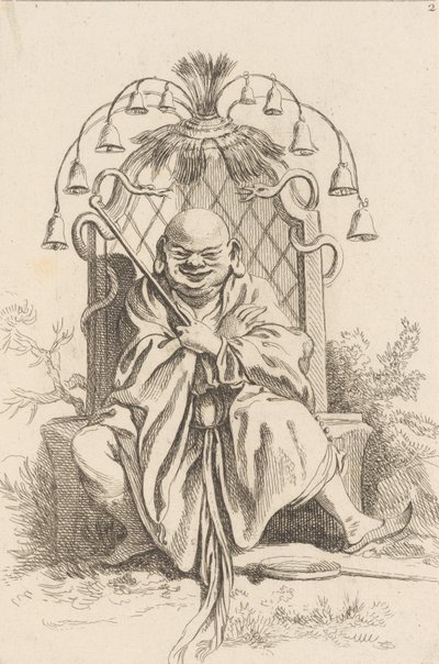 Chinese dokter, 1738-45 door François Boucher