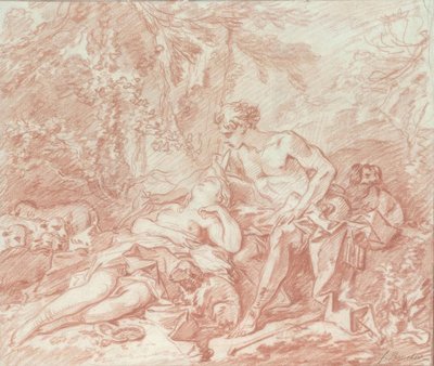 Daphnis en Chloë door François Boucher