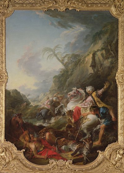 Luipaardjacht door François Boucher