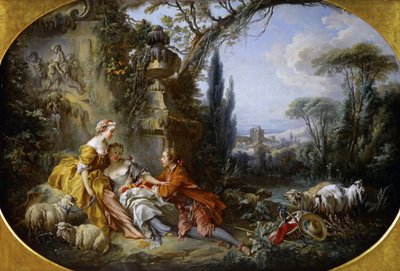 Les Charmes de la vie champêtre door François Boucher