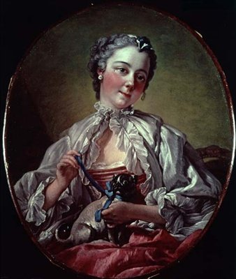 Madame Boucher, c.1743 door François Boucher