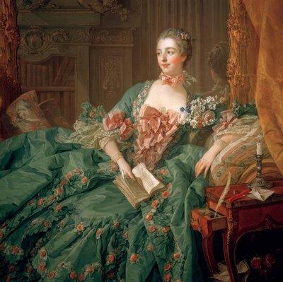 Madame de Pompadour door François Boucher