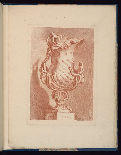 Plaat 4, Boek van vazen door François Boucher