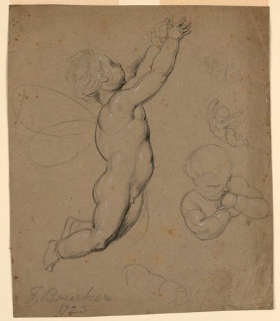Studies van Putti door François Boucher