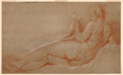 Studie voor liggende naakt door François Boucher
