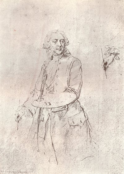 De kunstenaar, 18e eeuw door François Boucher