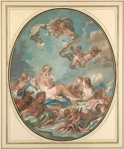 De geboorte en triomf van Venus door François Boucher