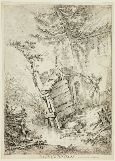 De wasvrouw door François Boucher