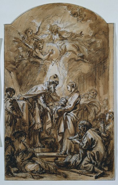 De Presentatie in de Tempel door François Boucher