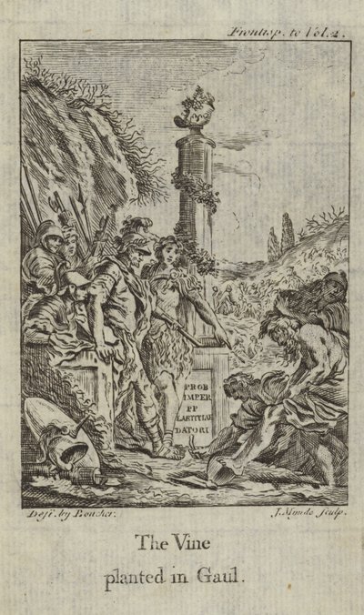 De Wijnstok Geplant in Gallië door François Boucher