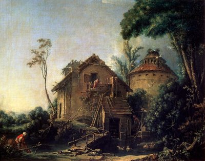 De molen, 1752 door François Boucher
