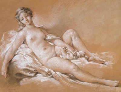 Venus met de duif door François Boucher