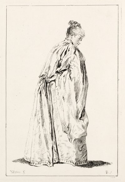 Vrouw staand door François Boucher