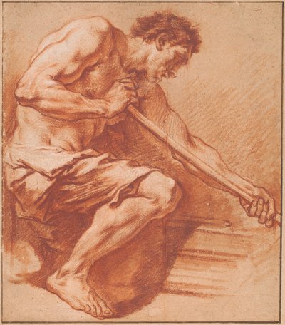 Werker bij een smederij door François Boucher