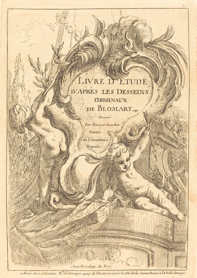 Titelpagina door François Boucher after Abraham Bloemaert