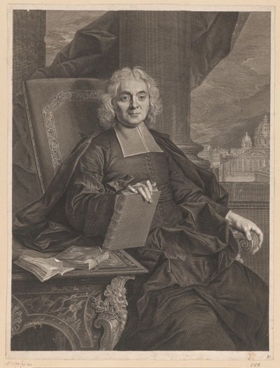 Portret van Eusèbe Renaudot op 74-jarige leeftijd door François Chéreau (I)