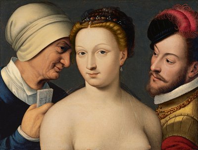 Frans:  Billet doux De liefdesbrief door François Clouet