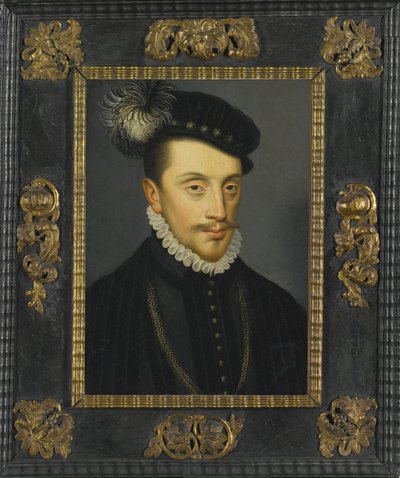 Portret van Karel III 1543-1608, Hertog van Lotharingen door François Clouet