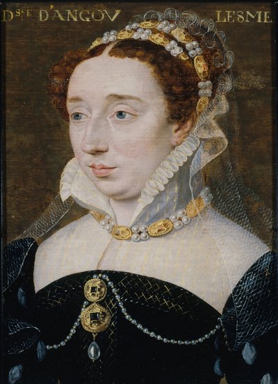 Portret van Diane de France, hertogin van Angoulême door François Clouet