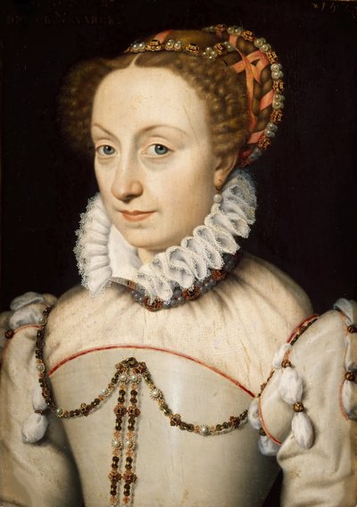 Portret van Jeanne III van Navarra 1528-1572, 1570 door François Clouet