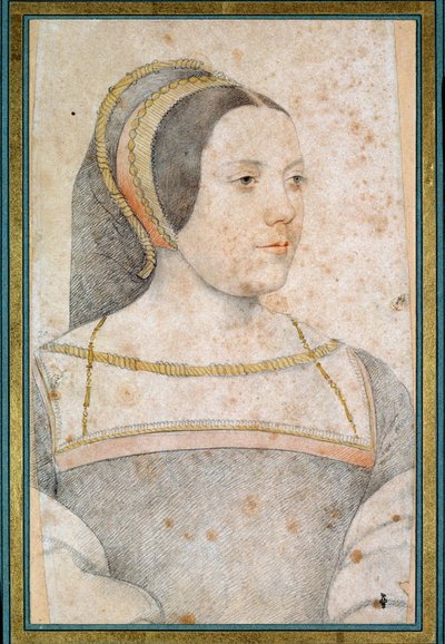 Portret van Judith van Assigny, vrouw van Jean de Crequi, heer van Cannaples door François Clouet