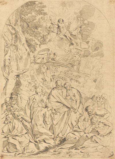 De opstanding door François Collignon after Pietro Testa