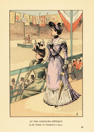 Bij het Concours Hippique in het Palais d