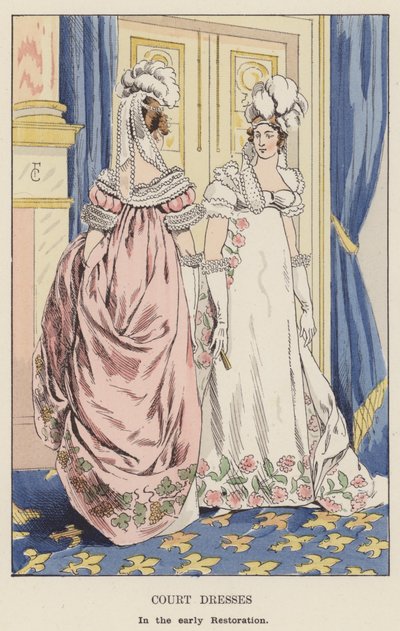 Hofkleding, in de vroege Restauratie door François Courboin
