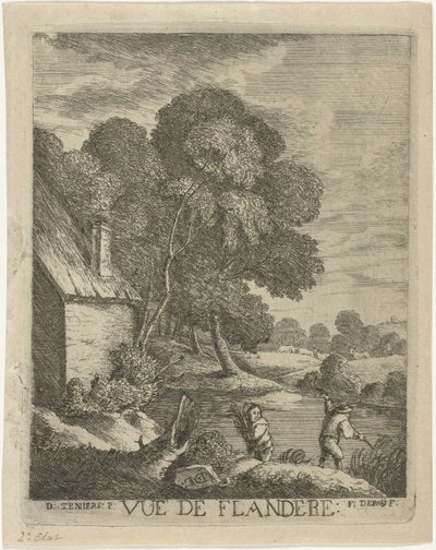 Vlaams landschap door François Deroy