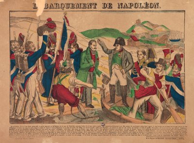 Landing van Napoleon, 1835 door François Joseph Heim