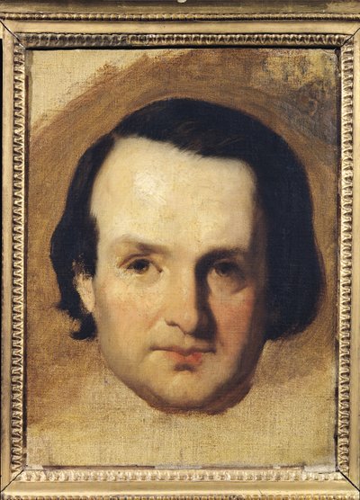 Studie voor een portret van Victor Hugo (1802-85) c.1836 door François Joseph Heim